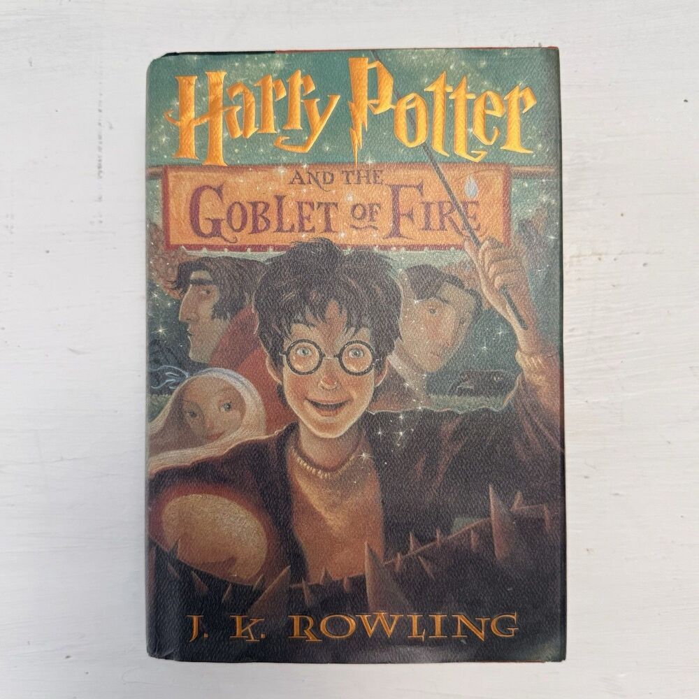Harry Potter Goblet of Fire HC First American Edition 2000 Dust Jacket Nice